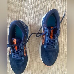 Brooks Blue and Orange Performance Sneakers